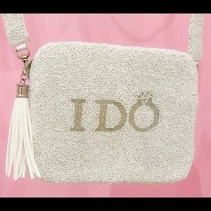 Customized beaded crossbody bag